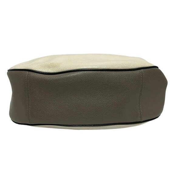 Auth COACH - F57500 Beige Multi Leather Shoulder Bag - Picture 8 of 9